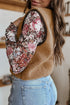 Nashville Nights Boho Western Sherpa Fleece Tie Front Vest